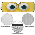 thumbnail image 6 of Jeiento Yellow Eyes Windshield Sunshade for Jeep Wrangler,Windshield Shade Blocks UV Rays, Compatible with Jeep Wrangler TJ JK JL 2/4 Door, 6 of 6