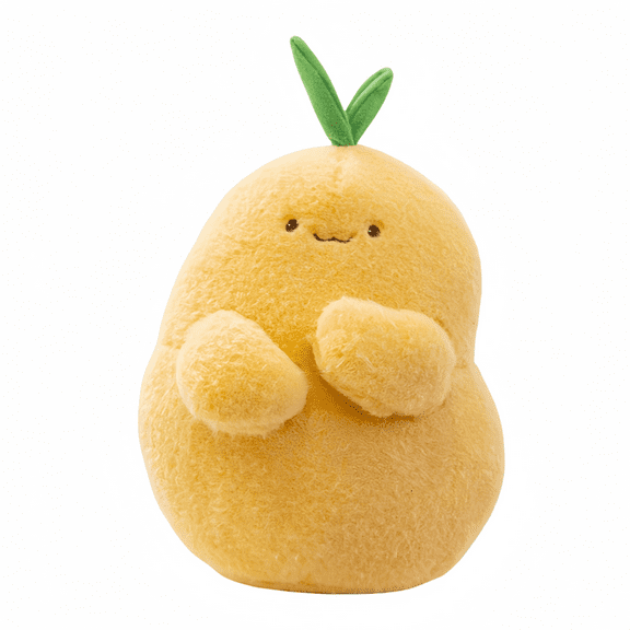 Cute Potato Stuffed Animal-9.1'' Potato Pillow Plush Toy, Soft Stuffed Food Potato Plushie Pillow Toys Doll Decor Throw Pillows Xmas Gift