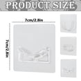 thumbnail image 3 of No-Drill Adhesive Curtain Rod Bracket, Tension Rod Holder for Shower and Door Curtains, Stick-On Hook Support for Window Curtain Rod Accessories, 3 of 5