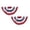 2 Pack 1.5x3 Feet, variant on Patriotic Half Fan Flag 3x6 FT, 3 Pack American Pleated Bunting Banner, Red White and Blue Outdoor Decor for 4th of July Memorial Day
