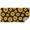 Black Sunflower Pattern, variant on White Sunflower Bouquet Pattern Rectangle Tablecloth 60"x84",Waterproof Polyester Rectangle Table Cloth, Wipeable Spillproof Polyester Tablecloth for Dining, Camping, Indoor and Outdoor