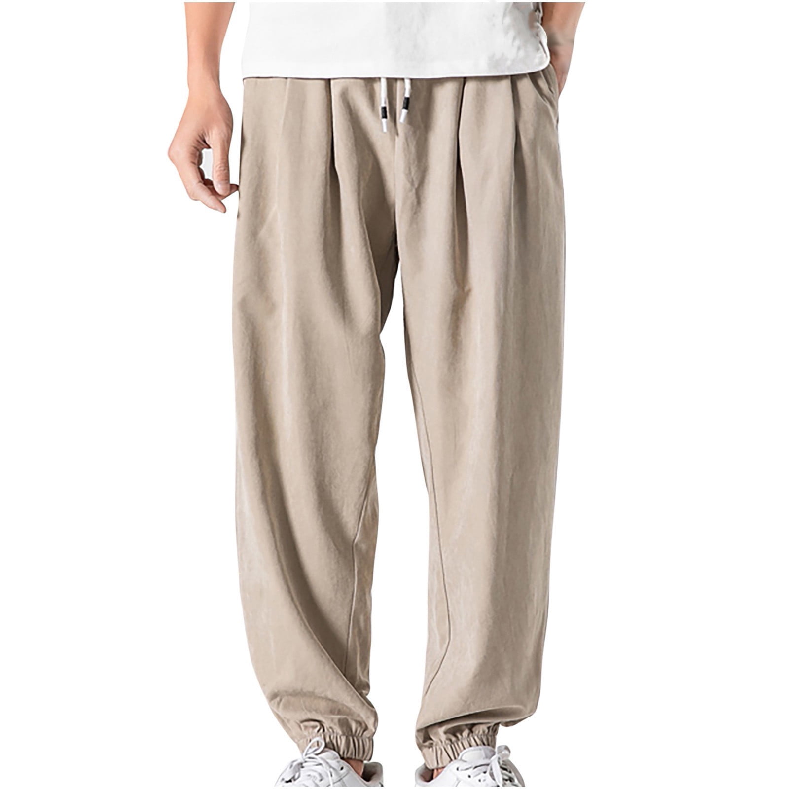 Mens elastic waist lounge pants sale