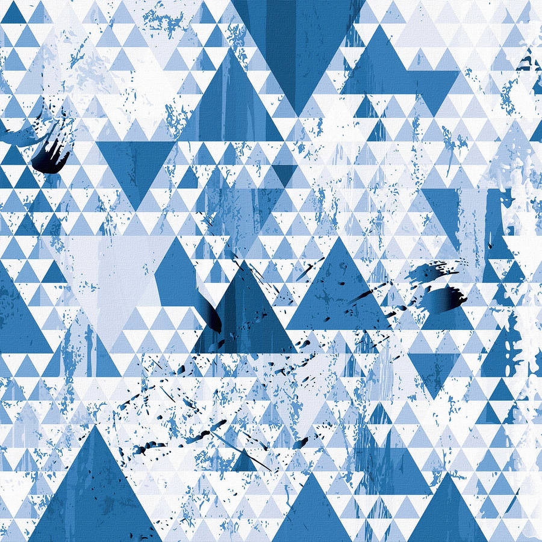 "Blue Diamonds" Painting Print on Wrapped Canvas
