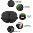 thumbnail image 4 of Round Umbrella Base Weight with Side Slot Opening, 46cm ~ Easy Set up (Black), 4 of 5