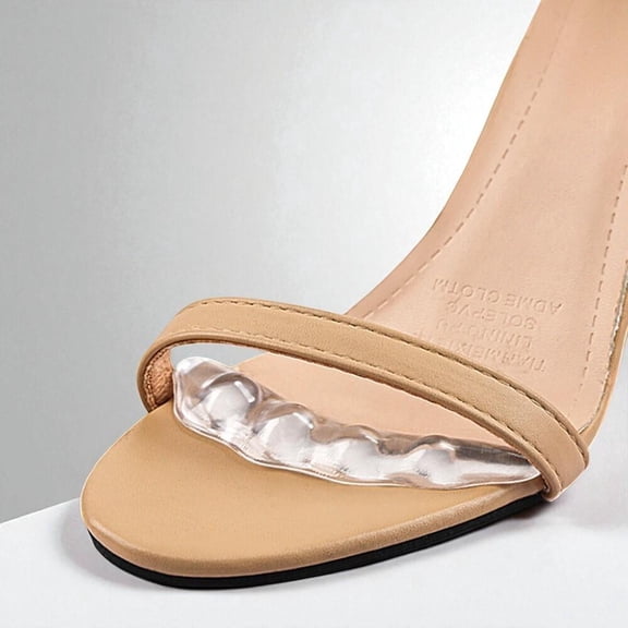 Anti Slip Shock Absorbing Self Adhesive Transparent Silicone Heel Pads for High Heels and Sandals