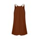 thumbnail image 5 of Vestido Corto de Verano de las Mujeres de Color Sólido sin Tirantes Sobre el Hombro de Espalda Plisado Vestido de Verano Casual sin Mangas, 5 of 7