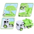 thumbnail image 4 of Garbage Truck Toys For Kids Sanitation Vehicle Play Set Toddler Educational Car Model Toy For Boys Girls Ages 1 2 3 Years Old, 4 of 5
