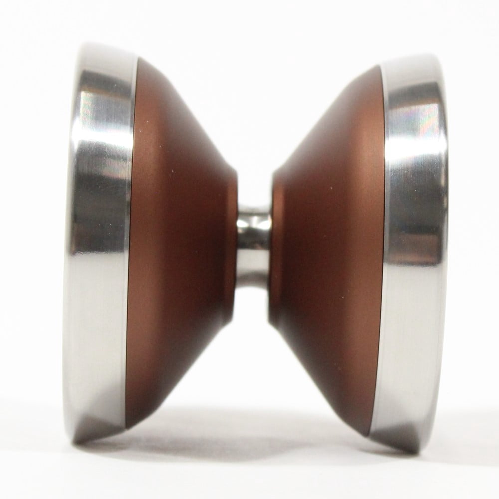 W1LD (Worldwide 1nnovative Leading Design) MAD Yo-Yo - Bi-Metal - Lee Jun Sang Signature YoYo (Matte Brown Raw Rim)