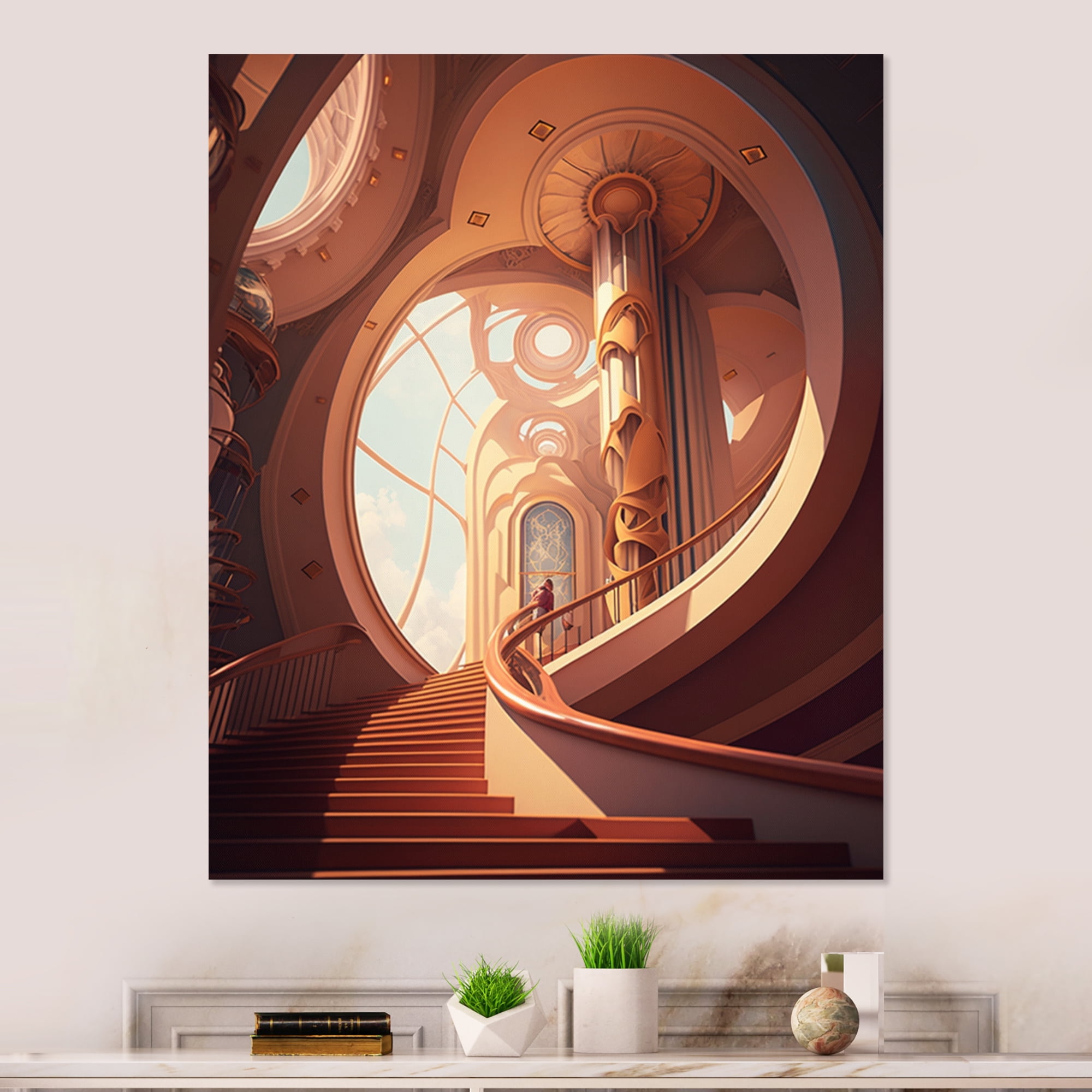 Designart Architectural Designs For The Future III Canvas Wall Art