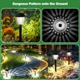 thumbnail image 5 of 10PK Solar Pathway Lights Outdoor for Yard Garden Lawn Bright Solar Lights Waterproof Auto-on/off Solar Lawn Landscape Lights White Light, 5 of 8