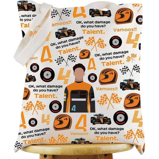 G2TUP Racing Fans Tote Bag Racing Game Gifts Ok What Damage Do You Have Talent Racing Shoulder Bag Racing Car Merchandise