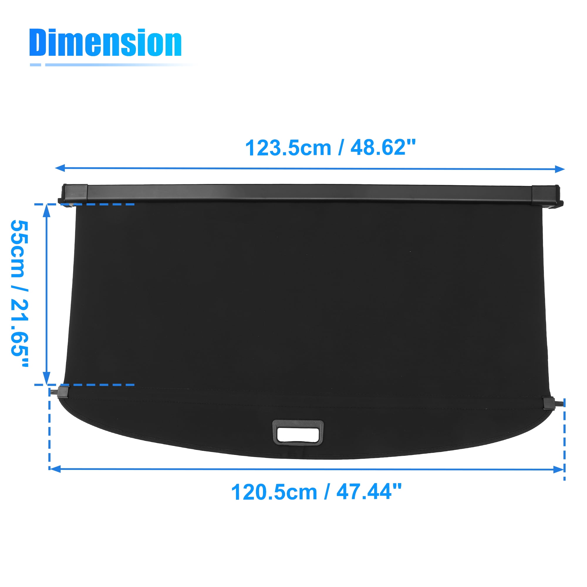 Unique Bargains Retractable Cargo Cover for BMW X3 2018-2023 Privacy Cover - Pack of 1