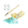 thumbnail image 4 of jinwen Kids Pitching Machine Baseball Practice Pitching Set for Indoor Outdoor Boys 6 Baseballs, 4 of 9