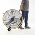 thumbnail image 5 of 13000 CFM 30 inch Heavy Duty High Velocity Barrel Floor Drum Fan With Powerful 1/3HP Motor - UL Safety Listed, 5 of 6