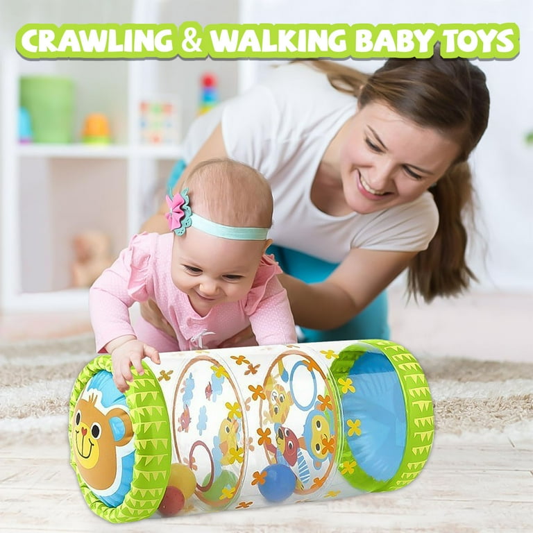 Sytle-Carry Baby Toys, Crawling and Walking Inflatable Roller