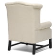 thumbnail image 4 of Baxton Studio Chaise d'Appoint Touffetée Beige Clair et Noir, 4 of 6