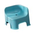 thumbnail image 2 of Taburete pequeño para niños, resistente y cambiador de zapatos para dormitorio, mesita de noche, multiusos. Azul, 2 of 9