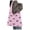 Pink, variant on ibiyuan Large Tote Bags For Women Spacious Versatile Printed Shoulder Tote Bag for Women, Elegant Stylish Daily Casual Leisure Handbag Gifts For Her