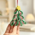 thumbnail image 4 of Dserfhy Christmas Lollipop Ornament Colorful Polymer Clay Peppermint Candy Cane Hanging Decoration Xmas Tree Holiday Party Home Decor Festival Gift, 4 of 7