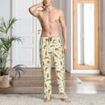 thumbnail image 6 of Lsque Leopard Print Print Men's Pajama Pants, Lounge Pant - Comfortable Home Wear,Elastic Waistband, Stylish Design-Large, 6 of 9