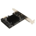 thumbnail image 4 of Tarjeta de expansión PCIE 3.0 a 6 puertos SATA de 6 Gbps PCI Express X4 X8 X16 Tarjeta PCIE SATA Plug and Play de 6 puertos para Windows, 4 of 12