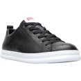thumbnail image 1 of Men's Camper Runner Low Top Sneaker Black/White Full Grain Leather 41 M, 1 of 5
