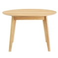 thumbnail image 3 of Modway Vision 45 in Round Dining Table, Oak, 3 of 8