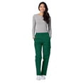thumbnail image 4 of Adar Universal Scrubs For Women - Tapered Cargo Scrub Pants - 506 - Hunter Green - XL, 4 of 7