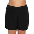 thumbnail image 2 of Solid Woven Long Board Short Bottom (Plus Size), 2 of 9