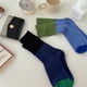 thumbnail image 4 of Calcetines de algodón estampados de colores Calcetines marineros informales para mujer, 4 of 5