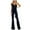 Black, variant on Lilgiuy WomenSolid Color Casual Belt Raglan Sleeve Slim Fit Jumpsuit Black,8 Winter Fashion 2022