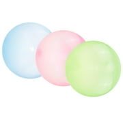 3x Bubble Ball Soft Balloon Families Expandable Balls Indoor Decor Children's Toy