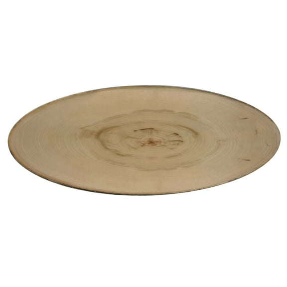 American Metalcraft Oval Rustic Faux Wood Melamine Serving Board - 26 1/2"L x 10 1/4"W x 1 1/4"H