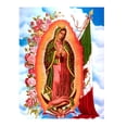 thumbnail image 3 of CafePress - Virgen De Guadalupe Mexican Flag Dark T Shirt - 100% Cotton T-Shirt, 3 of 4