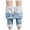 Light blue, variant on Bmisegm Women's High Waist Loose Thickened Warm Plush Straight Jeans Haren Pants Y2K Jeans for Women Dark Blue L