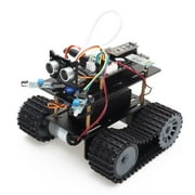TSCINBUNY Smart Robot Car Kit, DIY Toy Car Robotic Kit Obstacle Avoidance IDE C/C++ Programmable Wireless Gesture Tank Smart Robot Car Kit
