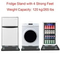 thumbnail image 6 of UHIAGREE Mini Refrigerator Stand,Adjustable Washing Machine Base with 4 Strong Feet for Dryer（Gray), 6 of 6