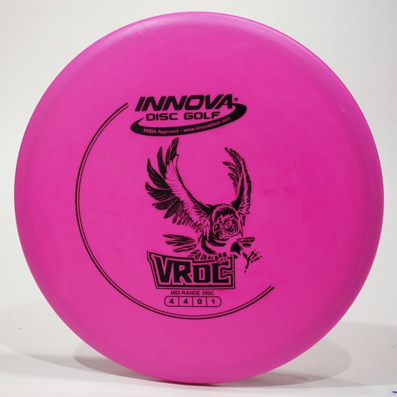 Innova DX VRoc Disc Golf Midrange Disc, Pick Color/Weight [Stamp & Exact Color May Vary] Pink 180 grams