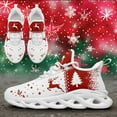 thumbnail image 2 of Coolcustomize Mens&Womens Christmas Breathable Sport Shoes, Lightweight Running Footwear, Comfortable Walking Sneakers for Holiday Workouts and Daily Wear, Fabric Upper Trainer, EVA Sole Sport Shoes, 2 of 10
