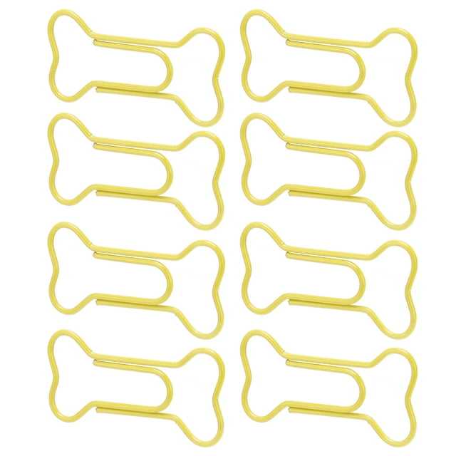 Wire Bookmark, Metal Bone Shaped Paper Clips Portable Slip Proof Multifunctional For Document Classification