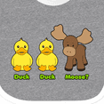 thumbnail image 4 of Inktastic Duck Duck Moose? Boys or Girls Baby Bib, 4 of 4