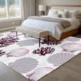 thumbnail image 4 of Shell Coral Coastal Area Rugs 6'x9', Washable Small Throw Rugs for Kitchen Dining room, Nautical Summer Beach Ocean Sea Indoor Outdoor Rug Non-Slip Low Pile Carpet Runner Reversible Floor Mats, 4 of 8