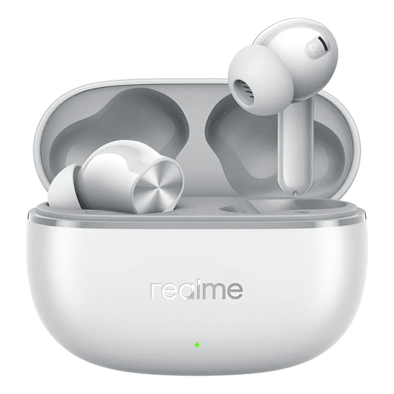 Realme Buds T200 Lite Earbuds Auriculares Inalámbricos 4 Micrófonos 48H Batería Bluetooth 5.4 Gris