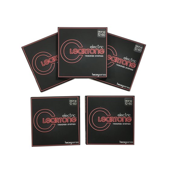 Cleartone Guitar Strings Electric 5 Pack Monster Drop C 13-70 Super long life