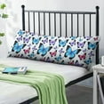 thumbnail image 2 of Butterfly Body Pillow Cover - Soft & Breathable, Hidden Zipper, 20"x54", Floral & Tropical Butterfly Print - Perfect Gift for Butterfly Lovers, Side Sleepers & Aesthetic Decor, 2 of 7