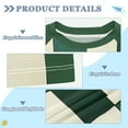 thumbnail image 2 of FORMRS Boys Rash Guard Short Sleeves Swim Shirt Quick Dry UPF 50+ Sun Protection, Sizes 3-12T, Green and White Plaid Pattern, 2 of 6