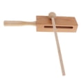 thumbnail image 1 of Exquisite Wooden Block Hand Clapper W / Hammer Children's Music Percussion, 1 of 8