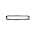 thumbnail image 2 of Womens 14K White Gold, 4.0mm Traditional Dome Oval Wedding Band with Milgrain (sz 14.5), 2 of 3