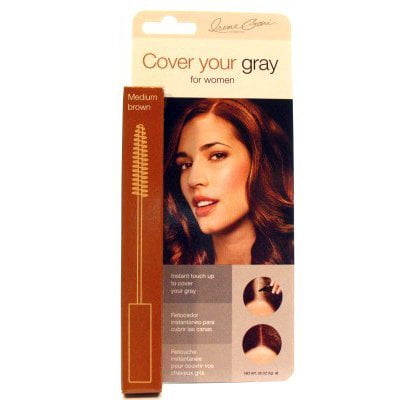 Cubre tu varita gris con brocha - Marrón medio