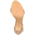 thumbnail image 4 of KENNETH COLE Womens Beige Strappy Ankle Strap Brooke Almond Toe Stiletto Buckle Dress Sandals Shoes 5.5 M, 4 of 4
